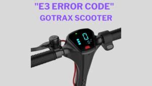 Gotrax e3 error. Things To Know About Gotrax e3 error. 